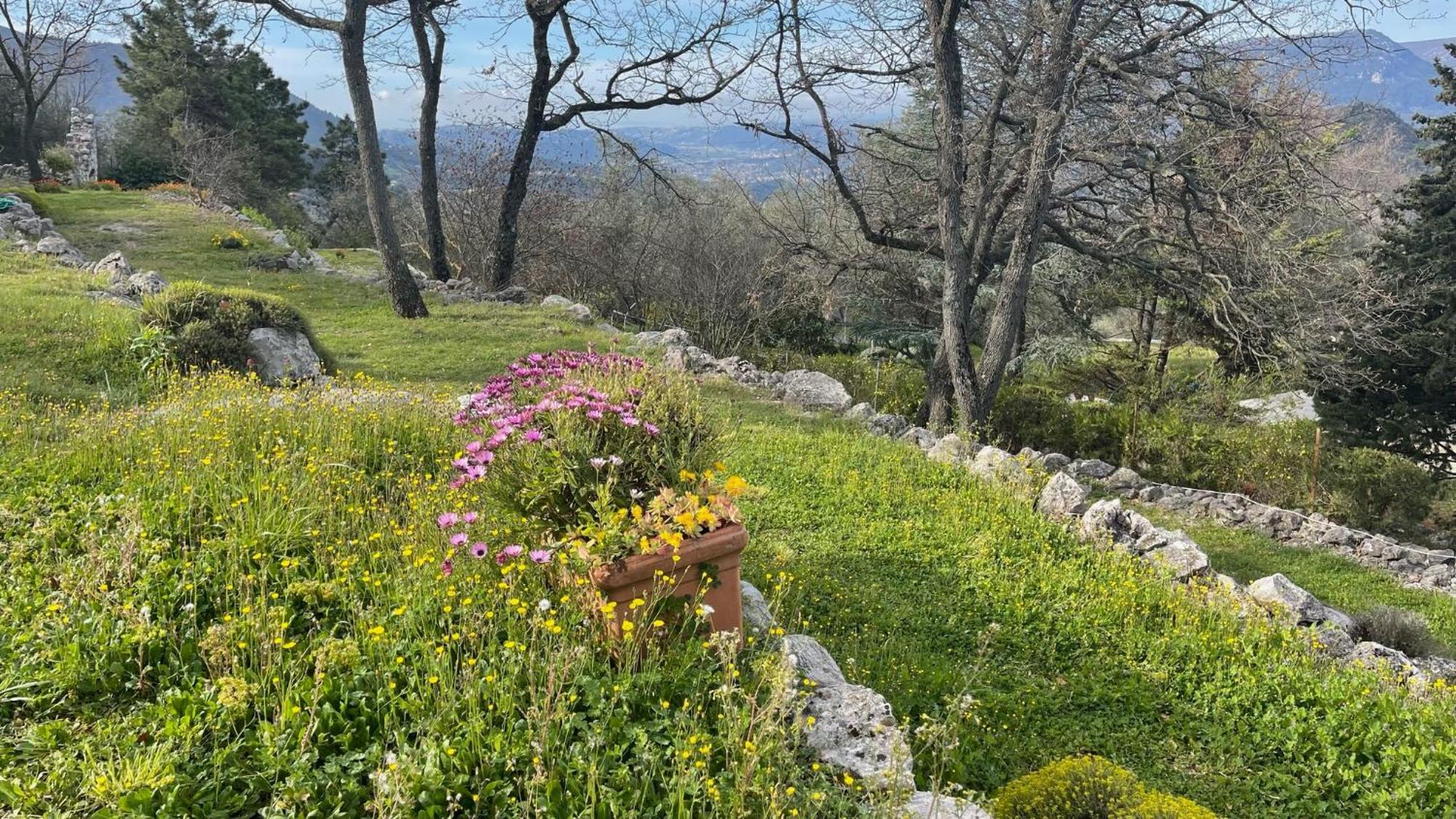 Rez De Jardin, Entre Mer Et Montagne Levens ภายนอก รูปภาพ